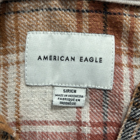 American eagle drawstring flannel - Picture 2 of 2